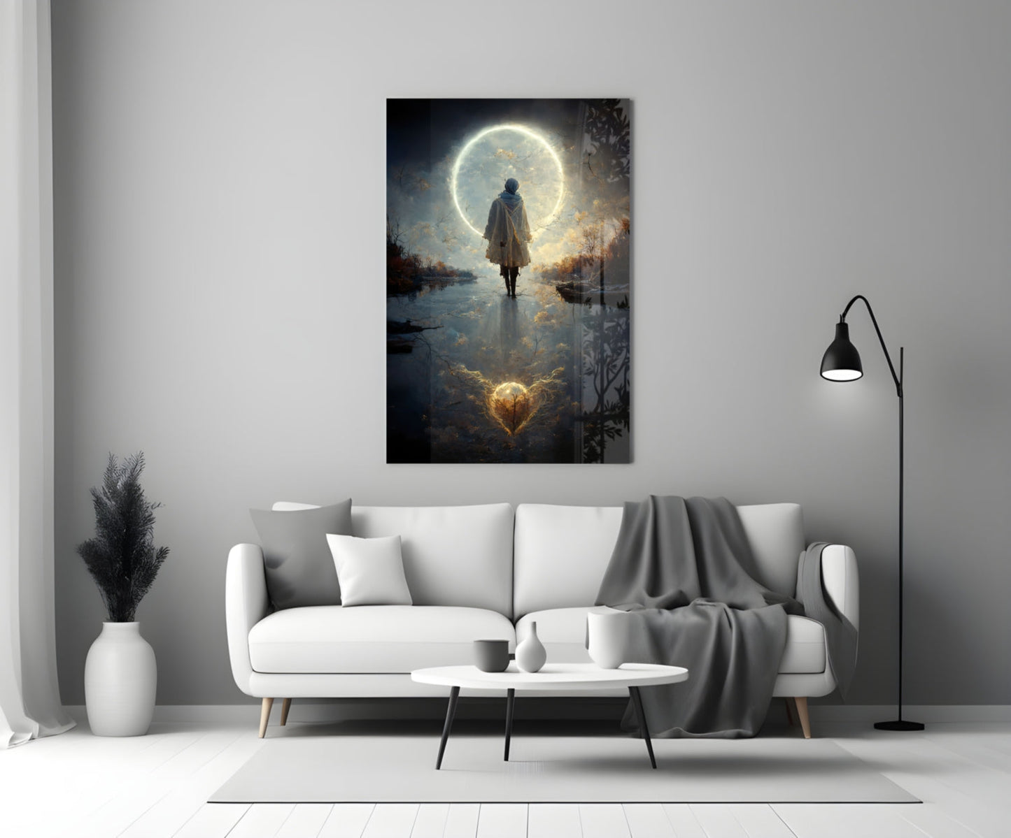 Tranquility Glass Wall Art