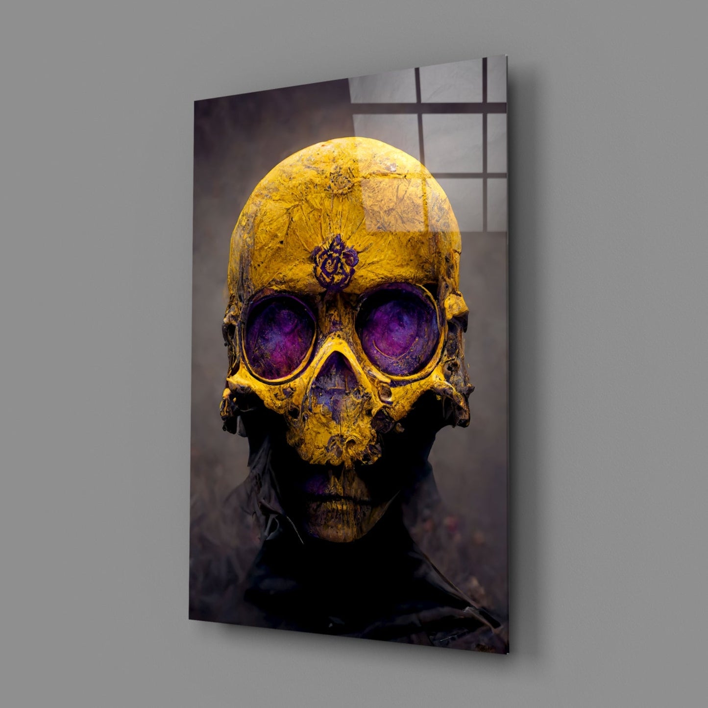 Skull Glass Wall Art