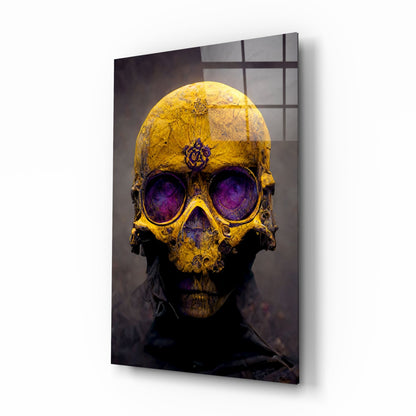 Skull Glass Wall Art