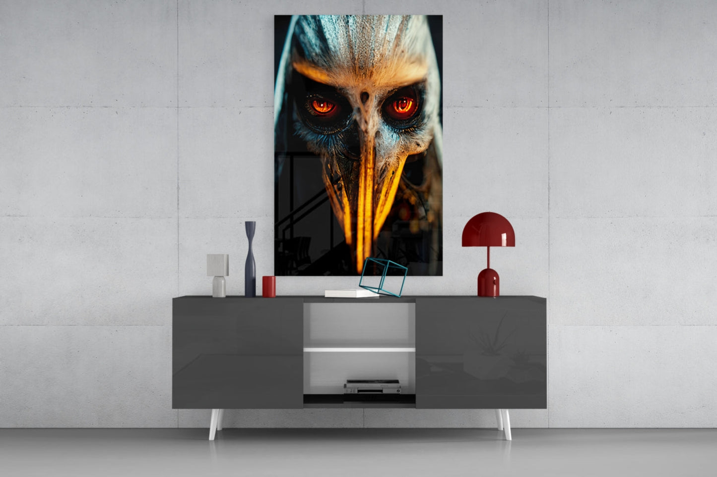 The Beak's Reveal Glass Wall Art