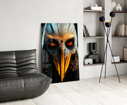 The Beak's Reveal Glass Wall Art