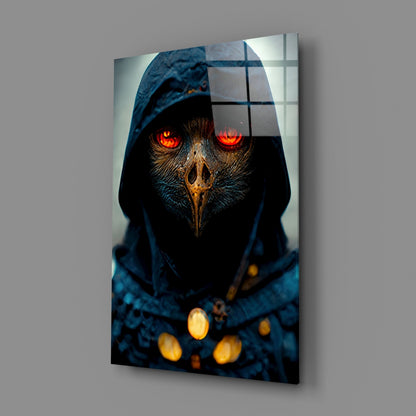 Fiery Eyes Glass Wall Art