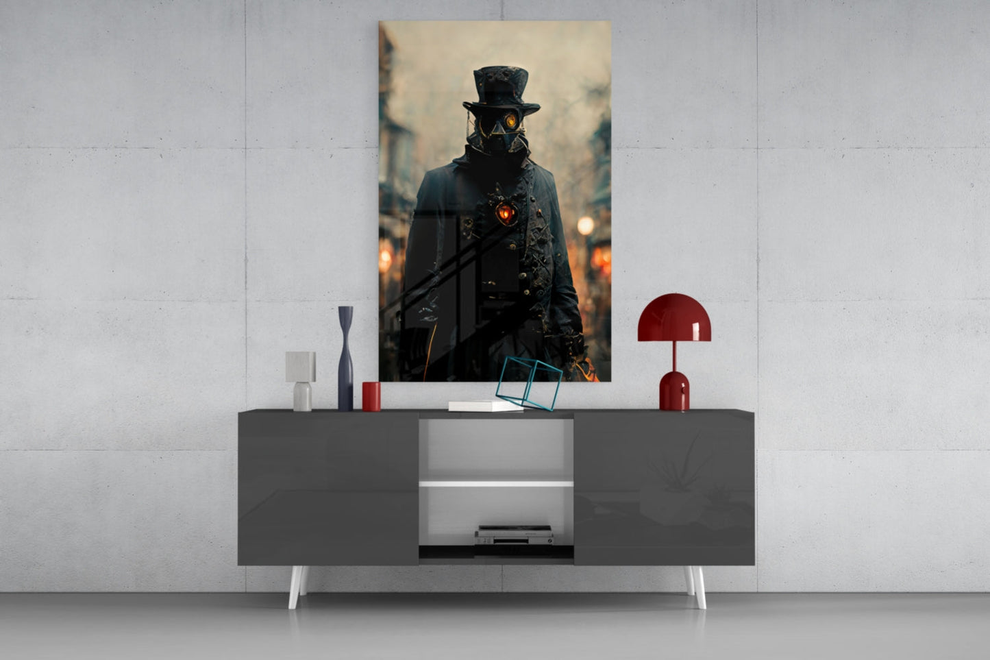 Battle Field Glass Wall Art