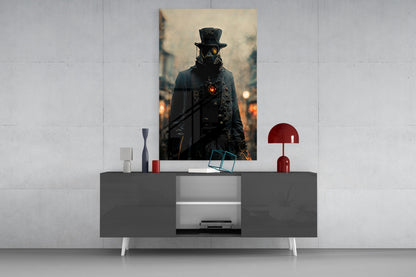 Battle Field Glass Wall Art
