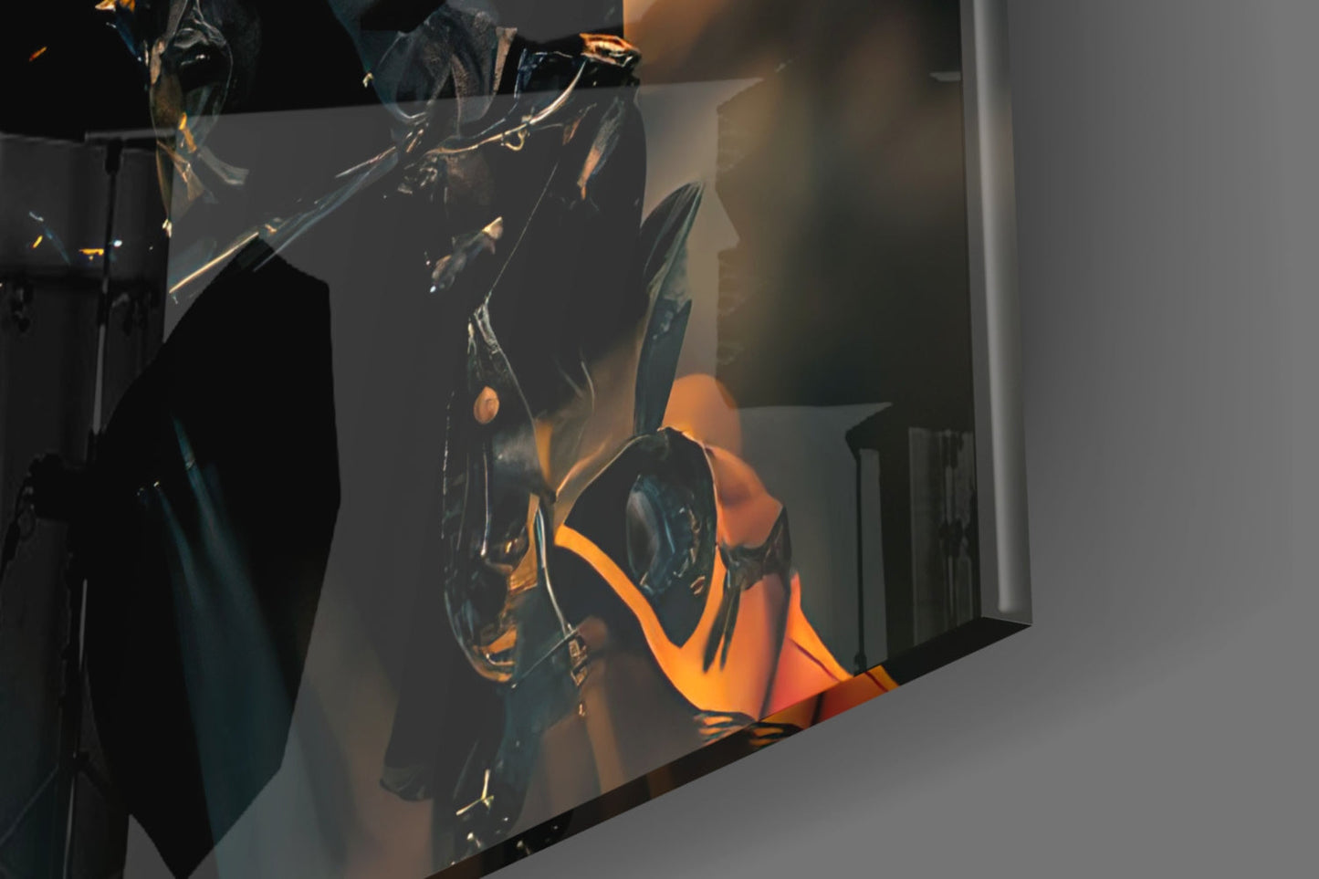 Battle Field Glass Wall Art