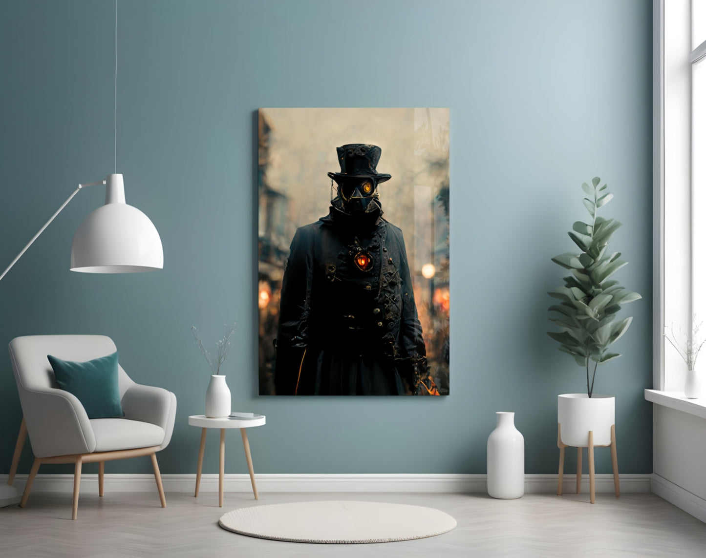 Battle Field Glass Wall Art