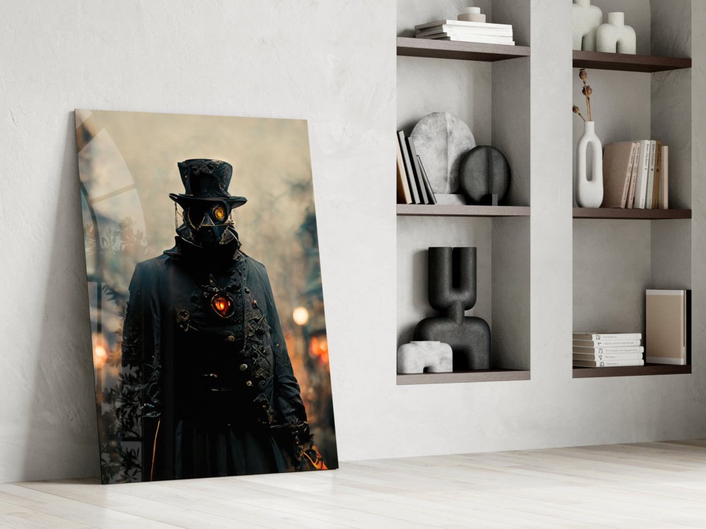 Battle Field Glass Wall Art