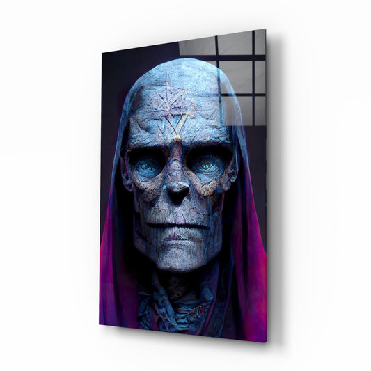 Shaman of the New World Glass Wall Art