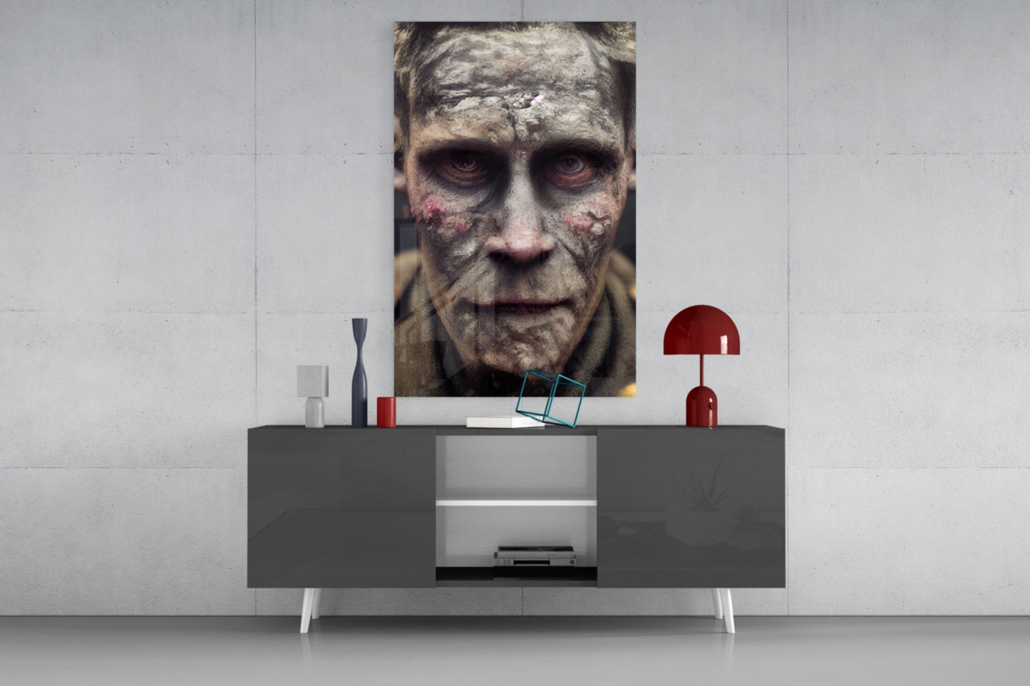 Decayed Glass Wall Art