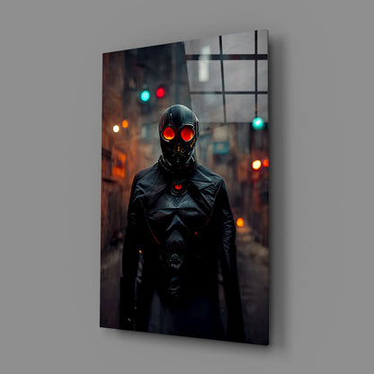 Black Rage Glass Wall Art