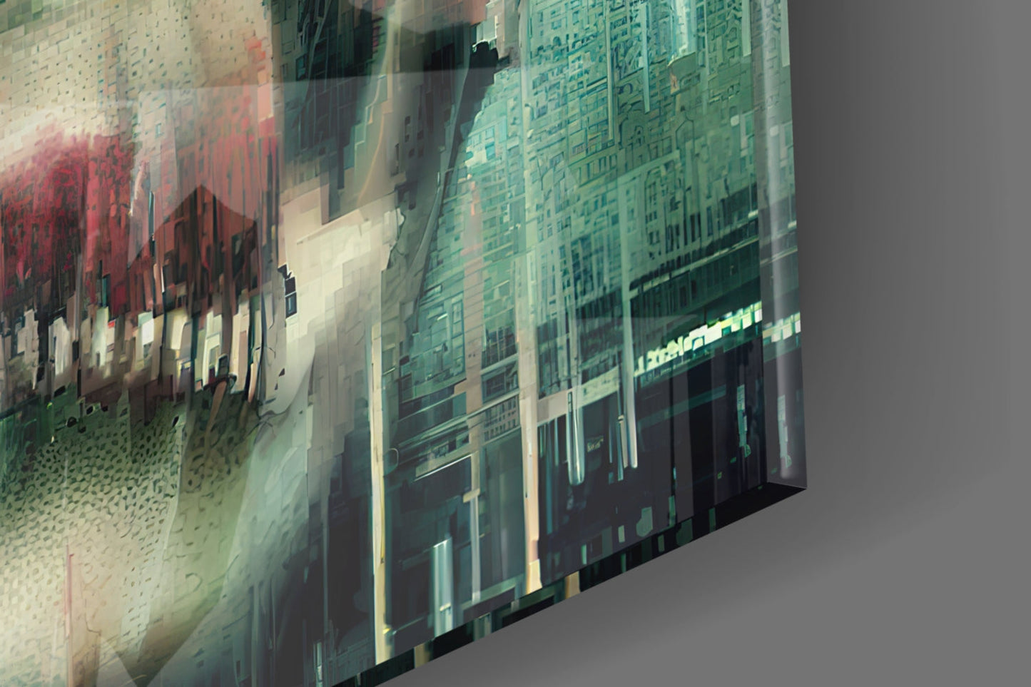 Fall of Skeletons Glass Wall Art
