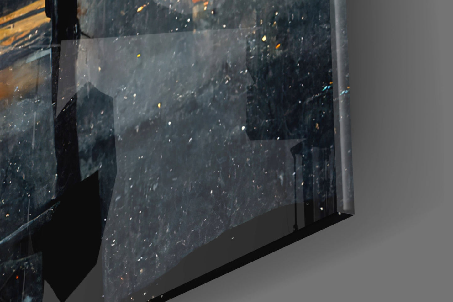 Star Rain Glass Wall Art