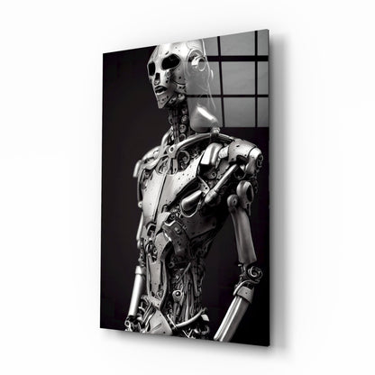 First Humachine Glass Wall Art