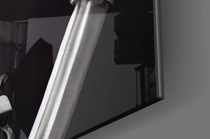 First Humachine Glass Wall Art
