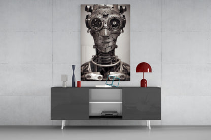 To Be a Machine Glass Wall Art