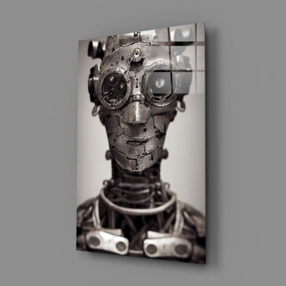 To Be a Machine Glass Wall Art