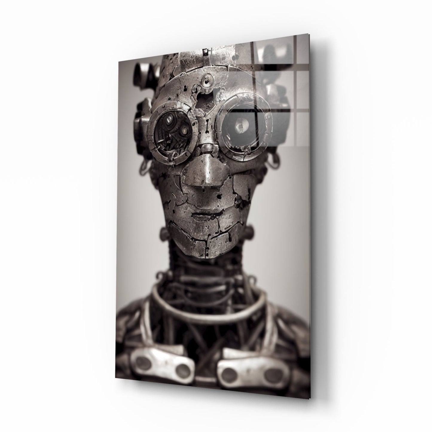 To Be a Machine Glass Wall Art