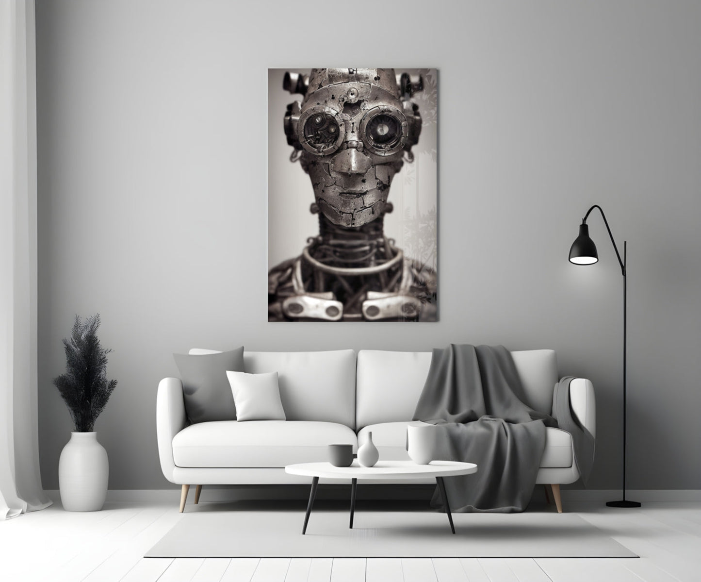 To Be a Machine Glass Wall Art