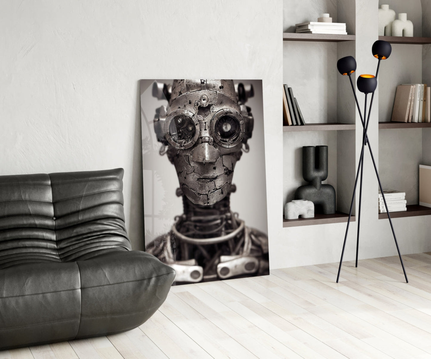 To Be a Machine Glass Wall Art