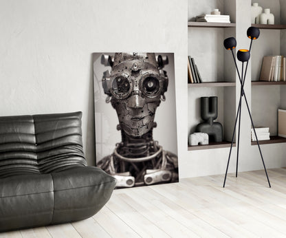To Be a Machine Glass Wall Art