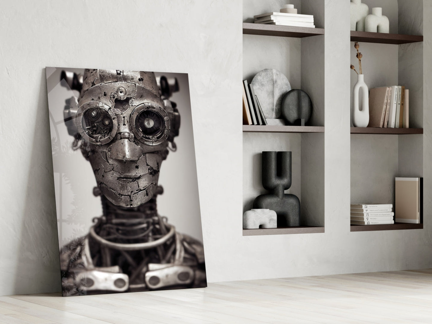 To Be a Machine Glass Wall Art