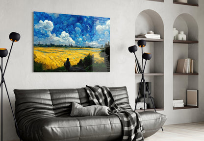 Cloudy Day Glass Wall Art