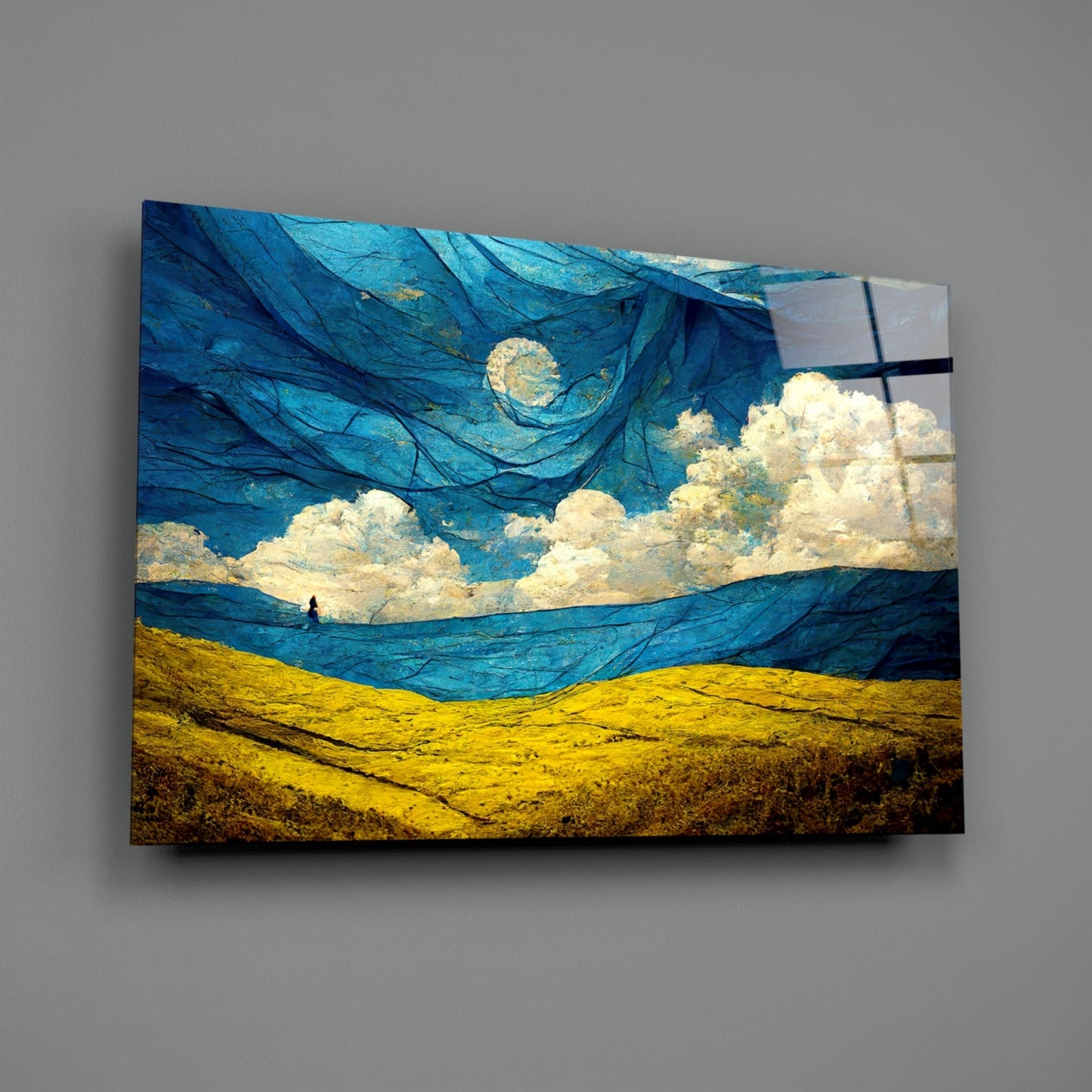 Dancing Sky Glass Wall Art