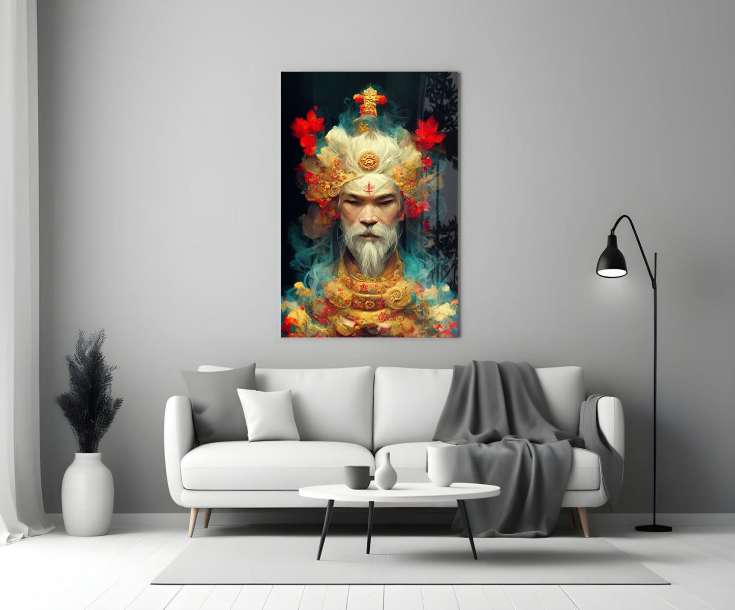 Ruler of the New Age Glass Wall Art
