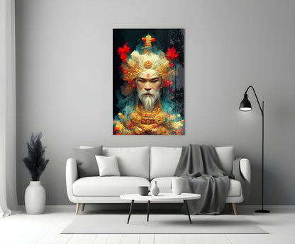 Ruler of the New Age Glass Wall Art