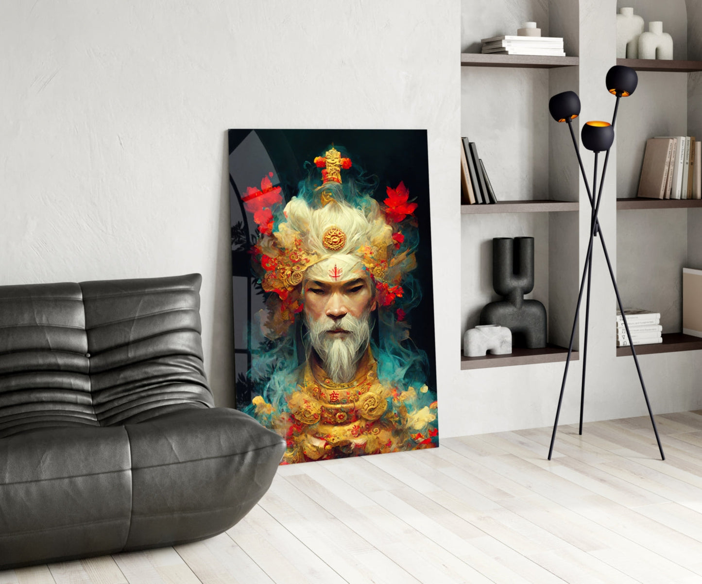 Ruler of the New Age Glass Wall Art