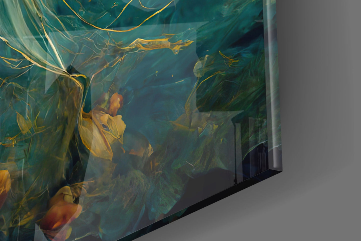 Flow of Roots Glass Wall Art