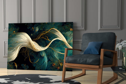 Flow of Roots Glass Wall Art