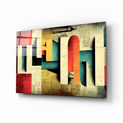 Language Glass Wall Art