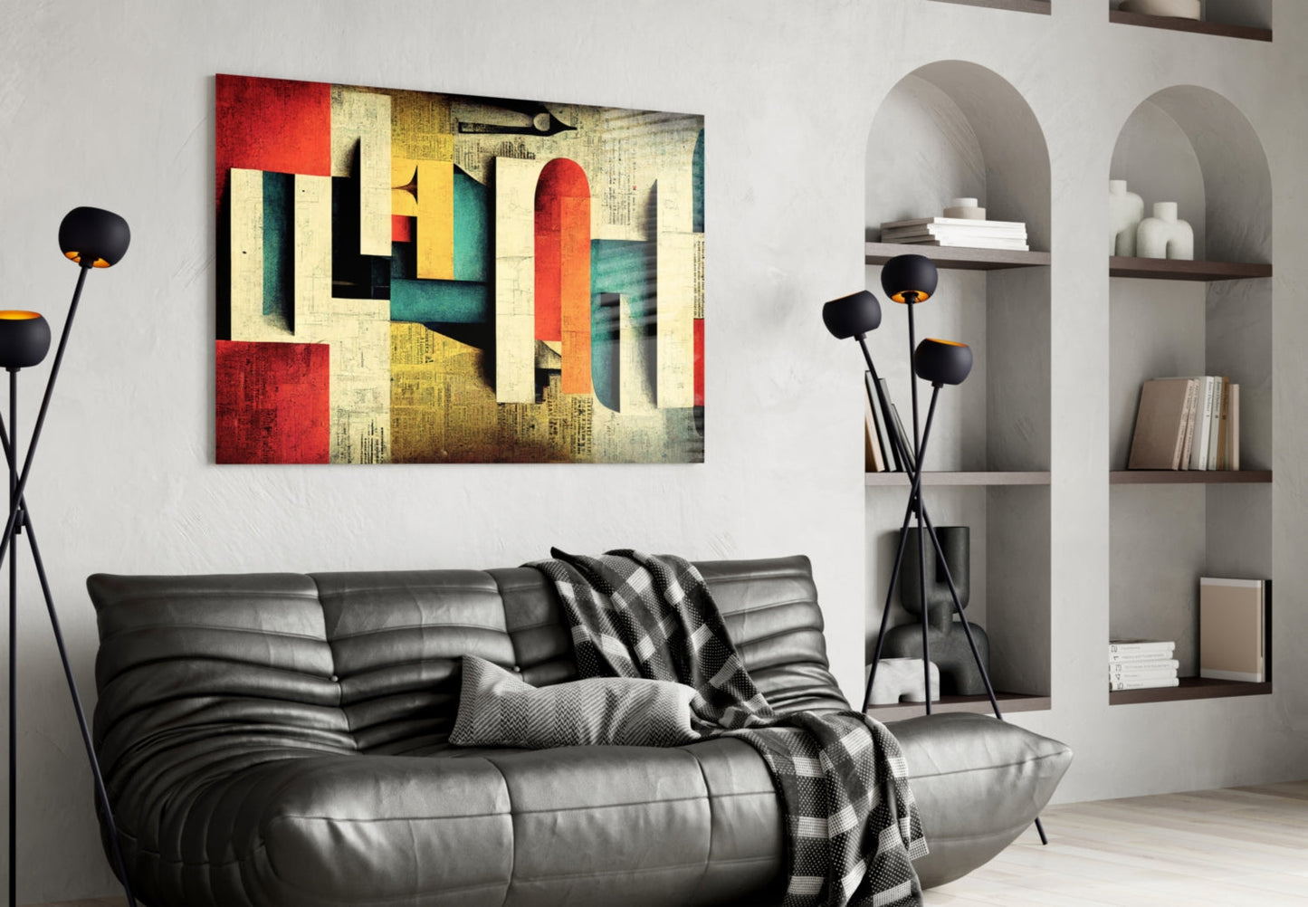 Language Glass Wall Art