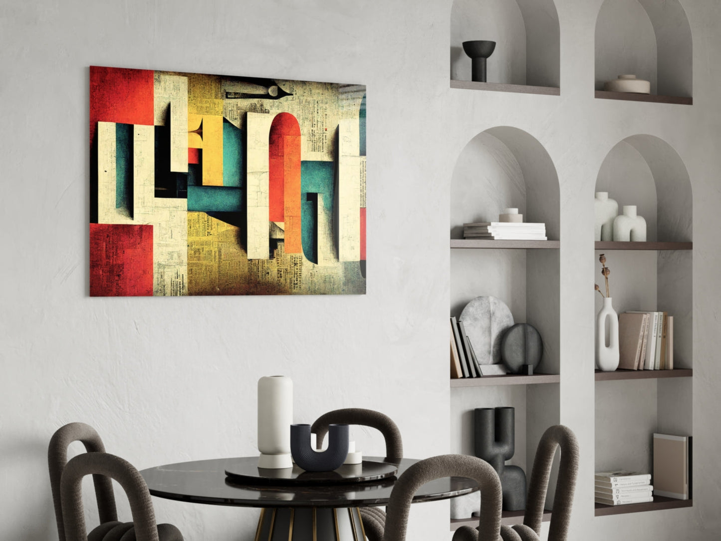 Language Glass Wall Art