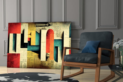 Language Glass Wall Art