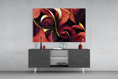 Curves Glass Wall Art
