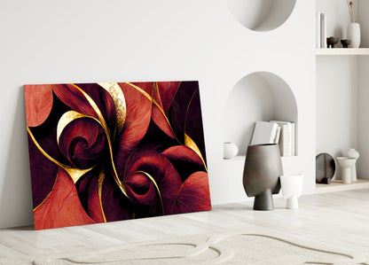 Curves Glass Wall Art