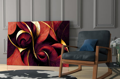 Curves Glass Wall Art