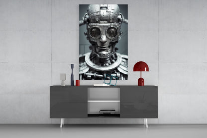 Humachine Glass Wall Art