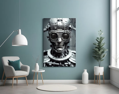 Humachine Glass Wall Art