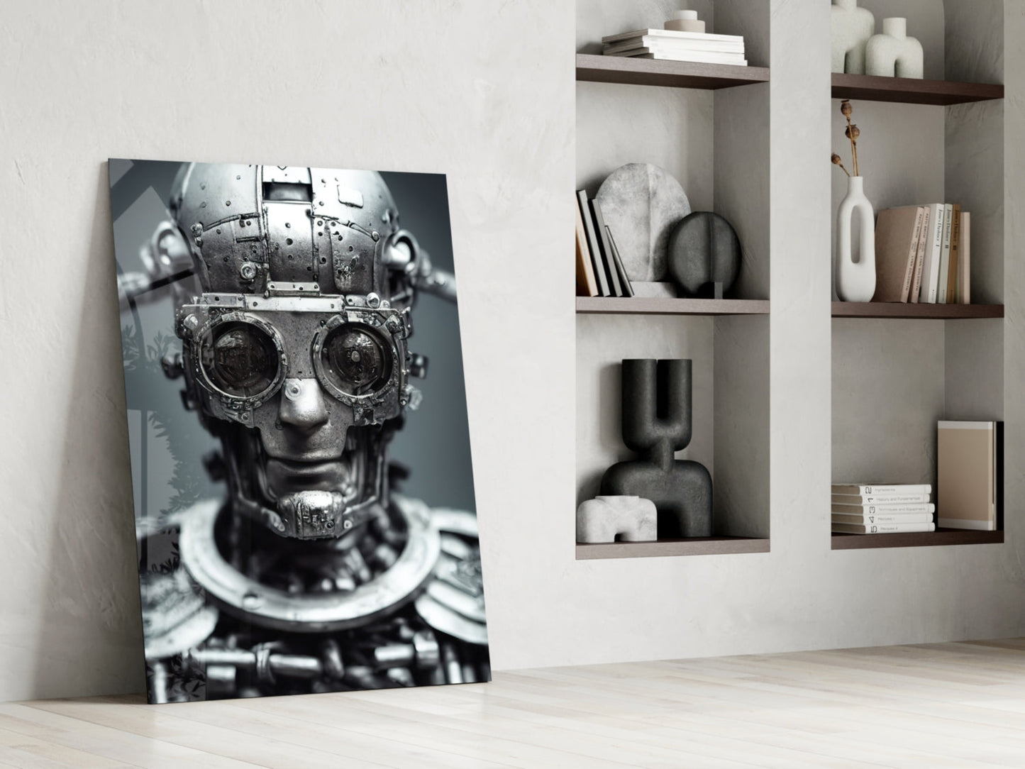 Humachine Glass Wall Art