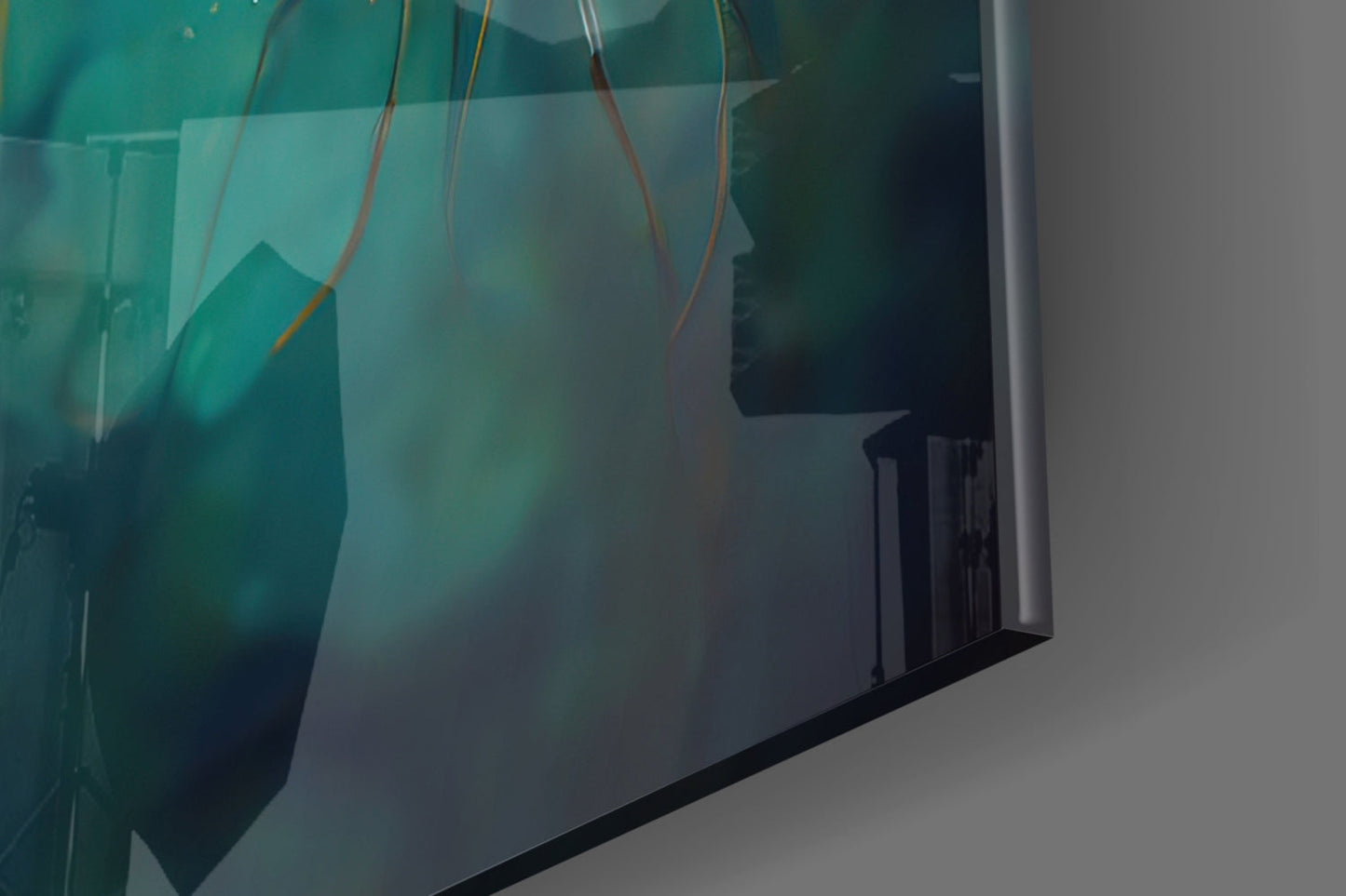 Jelly Eyes Glass Wall Art