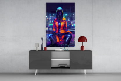 The Wait Glass Wall Art