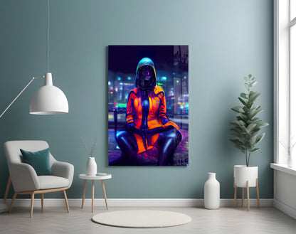 The Wait Glass Wall Art