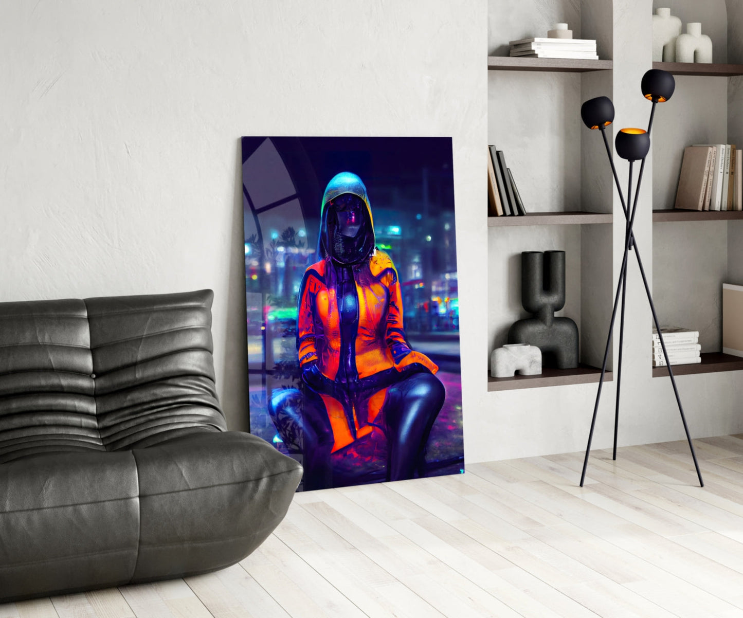 The Wait Glass Wall Art