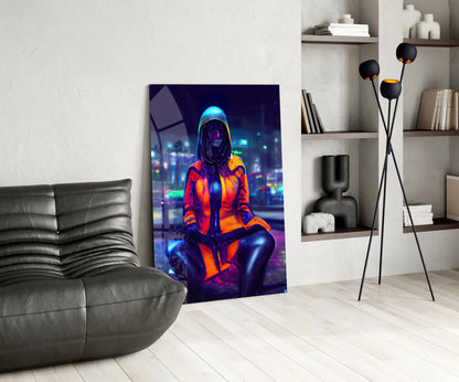 The Wait Glass Wall Art