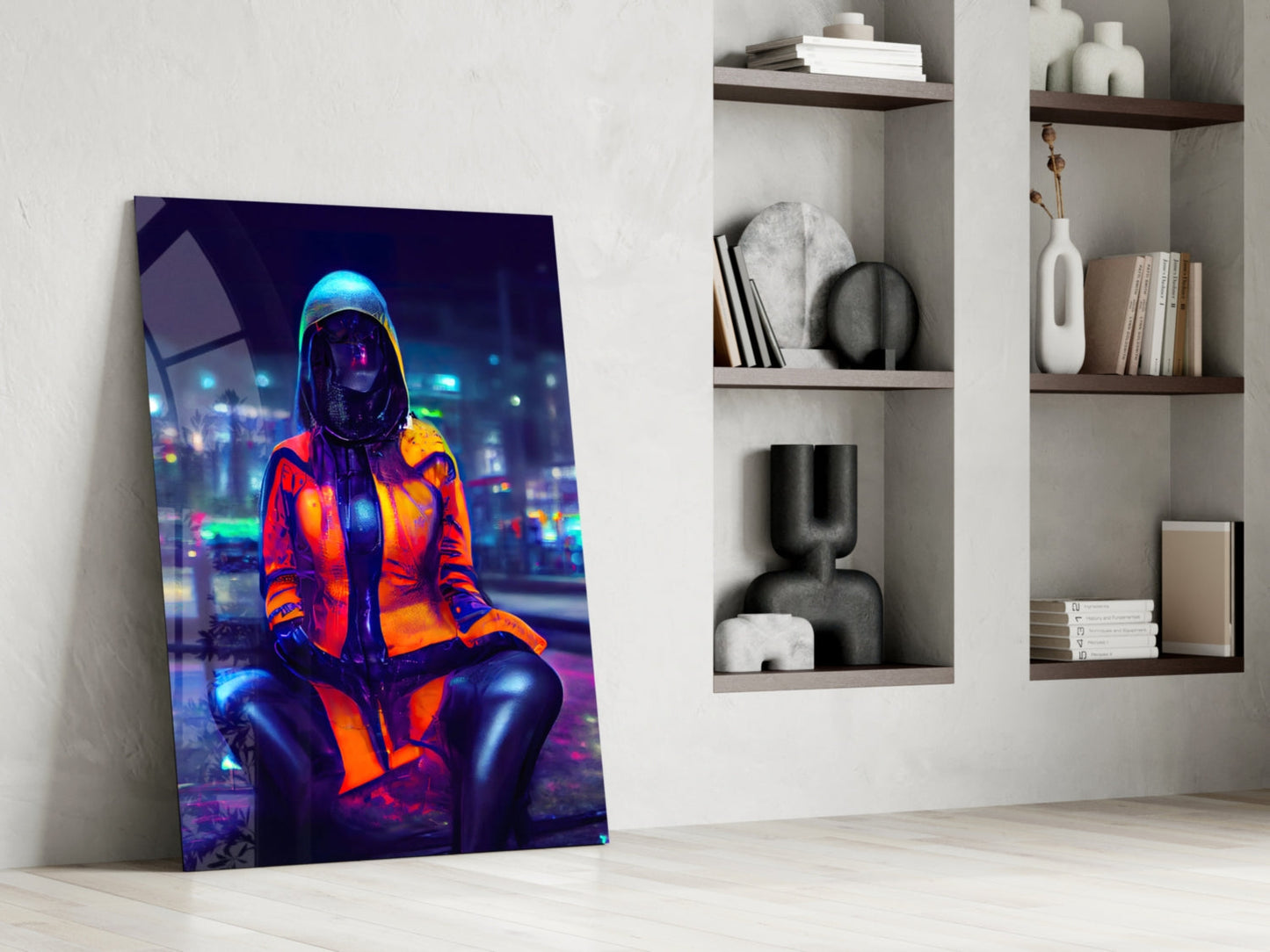 The Wait Glass Wall Art