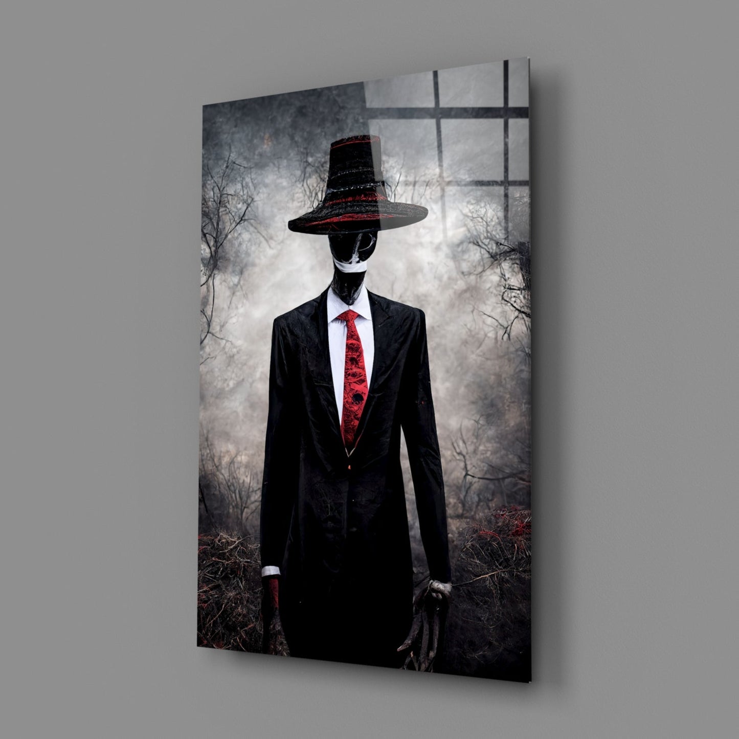 Negotiator Glass Wall Art