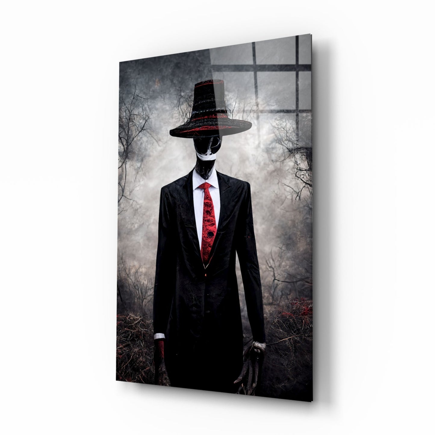 Negotiator Glass Wall Art